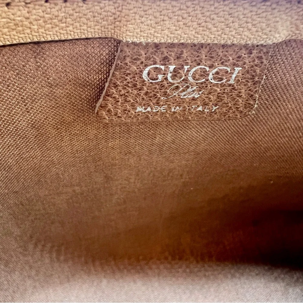 Gucci GG Plus Monogram Pouch / Cosmetic Case / Clutch